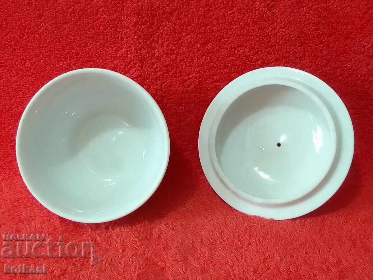 Доставка на Стара порцеланова купа захарница Роза Furstenberg F Германия Доставка на Стара порцеланова купа захарница Роза Furstenberg F Германия