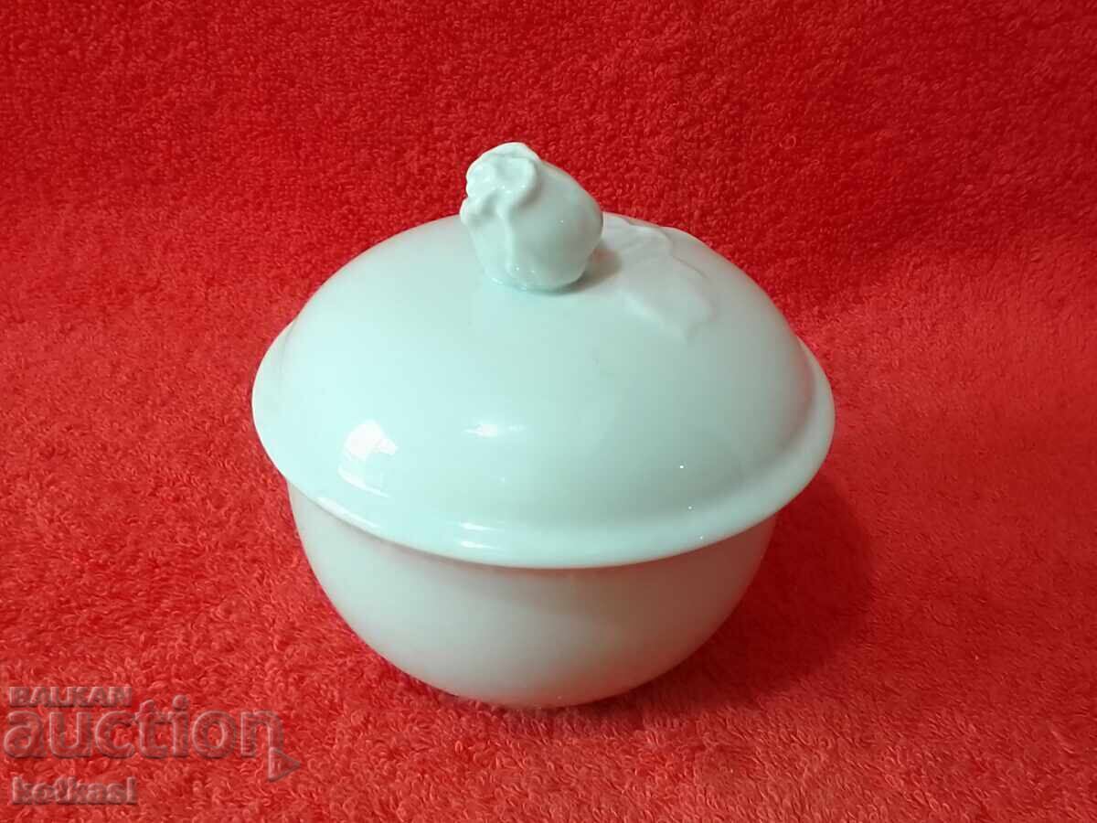 Стара порцеланова купа захарница Роза Furstenberg F Германия - 7 Стара порцеланова купа захарница Роза Furstenberg F Германия - 7