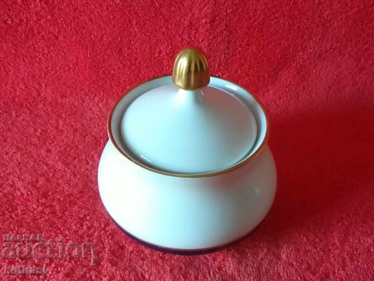 WEIMAR Harmony GDR Old Porcelain Sugar Bowl Cobalt with price 10.50 BGN | € 5.37