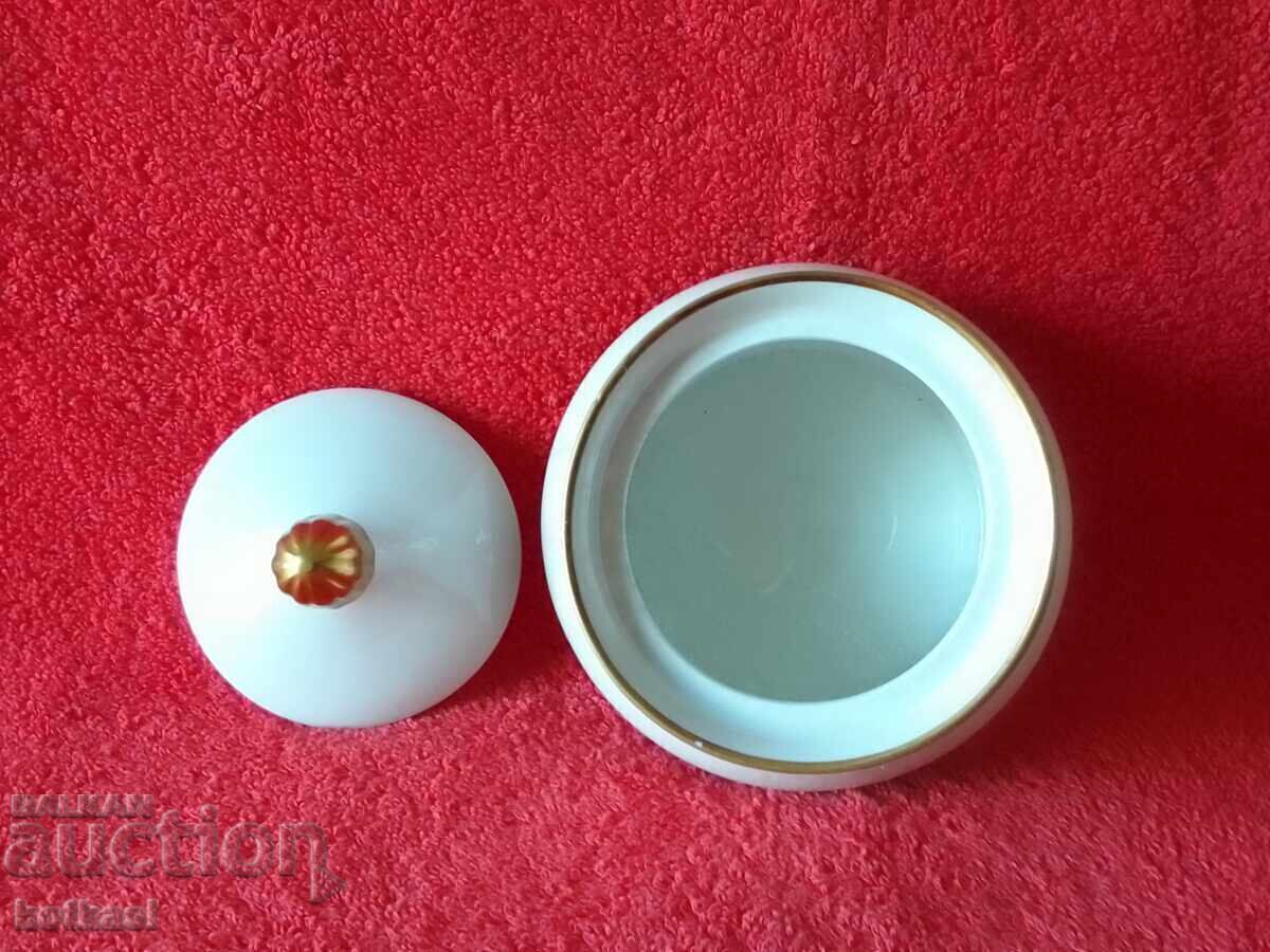 Delivery of WEIMAR Harmony GDR Old Porcelain Sugar Bowl Cobalt