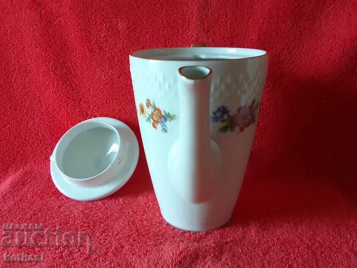 Livrarea Frumusețe Edelstein Cană veche din porțelan aurită Germania Livrarea Frumusețe Edelstein Cană veche din porțelan aurită Germania