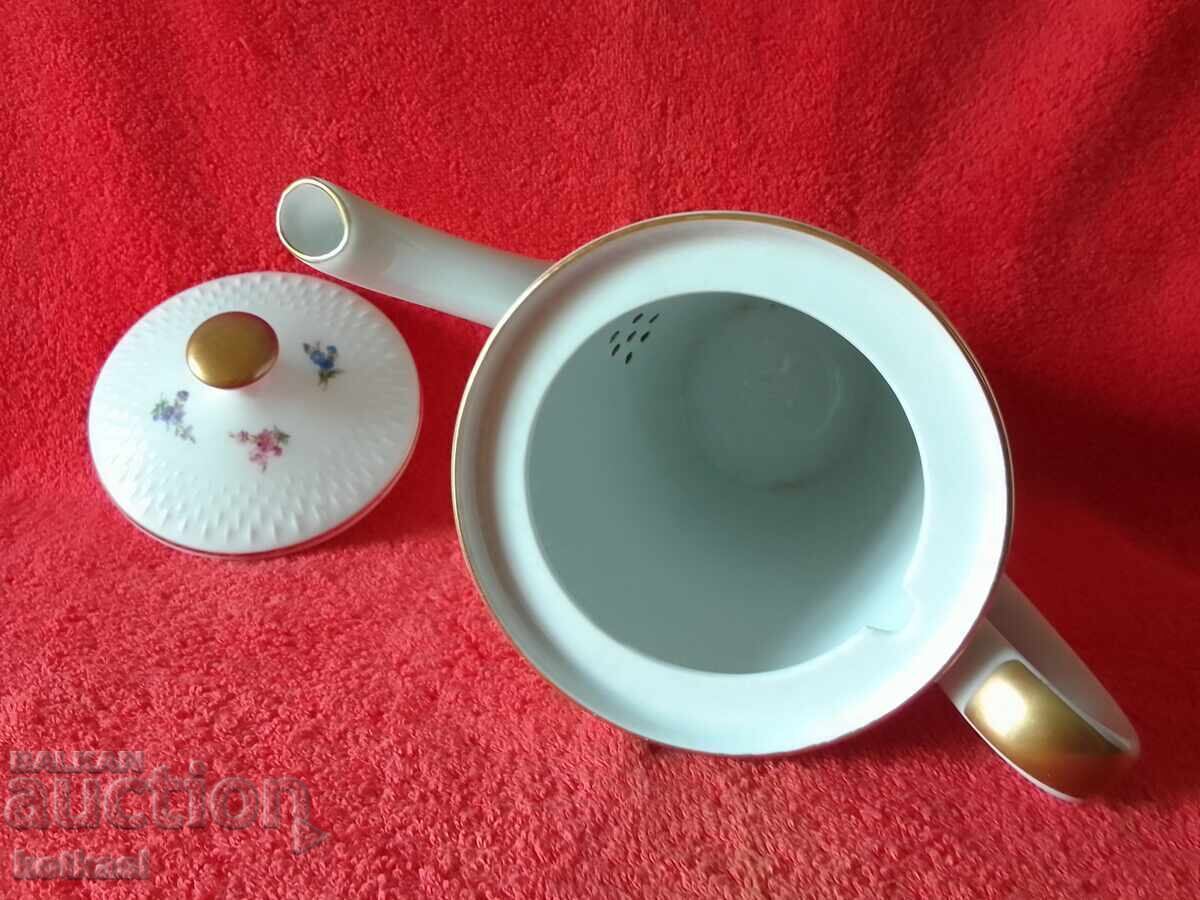 Frumusețe Edelstein Cană veche din porțelan aurită Germania - 5 Frumusețe Edelstein Cană veche din porțelan aurită Germania - 5