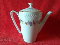 Frumusețe Edelstein Cană veche din porțelan aurită Germania