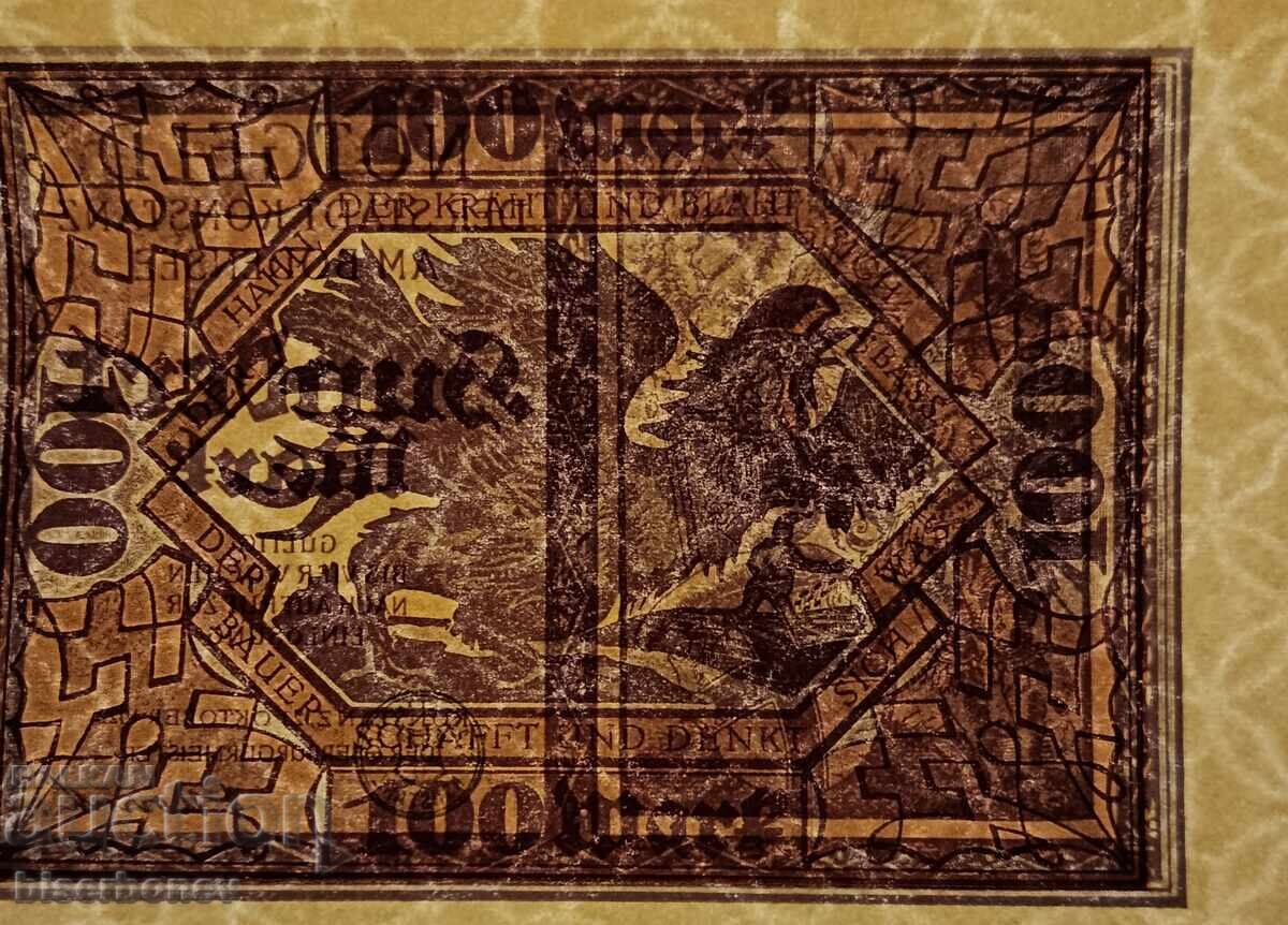 Аукцион Germany, Германия 100 марки Констанц 1922 г, aUNC/UNC-1 Аукцион Germany, Германия 100 марки Констанц 1922 г, aUNC/UNC-1