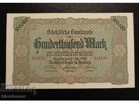 Γερμανία, Γερμανία 100 000 μάρκα Δρέσδη 1923, UNC