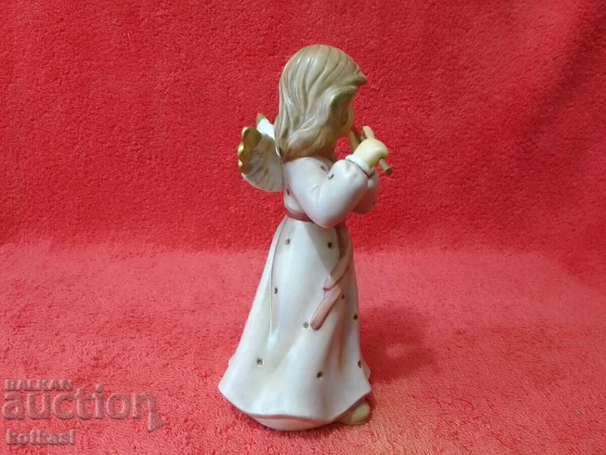 Аукцион Стара порцеланова фигура Goebel Ангел с Флейта 1823 / 10000