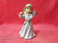 Παλαιό πορσελάνινο ειδώλιο Goebel Άγγελος με Φλογέρα 1823 / 10000