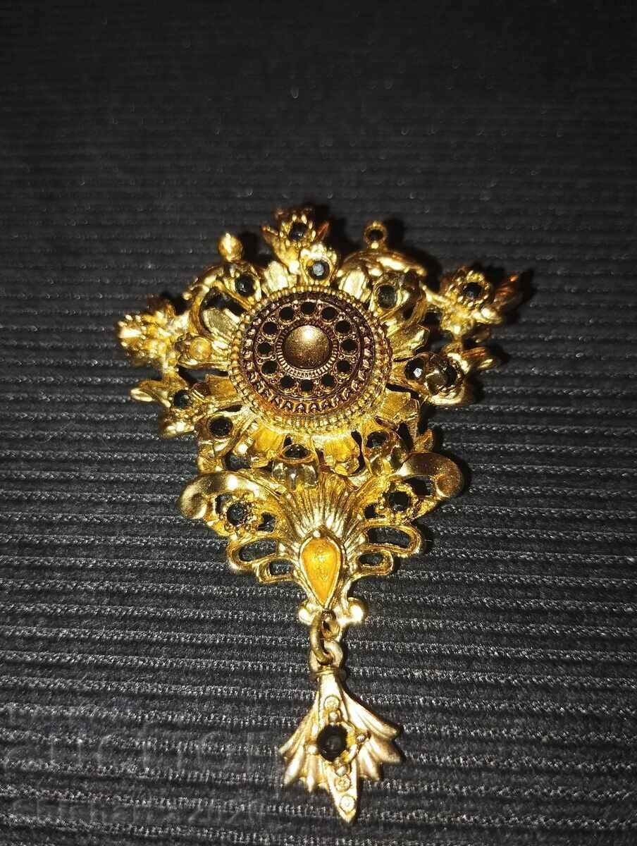 Vintage Sphinx Brooch 1960s