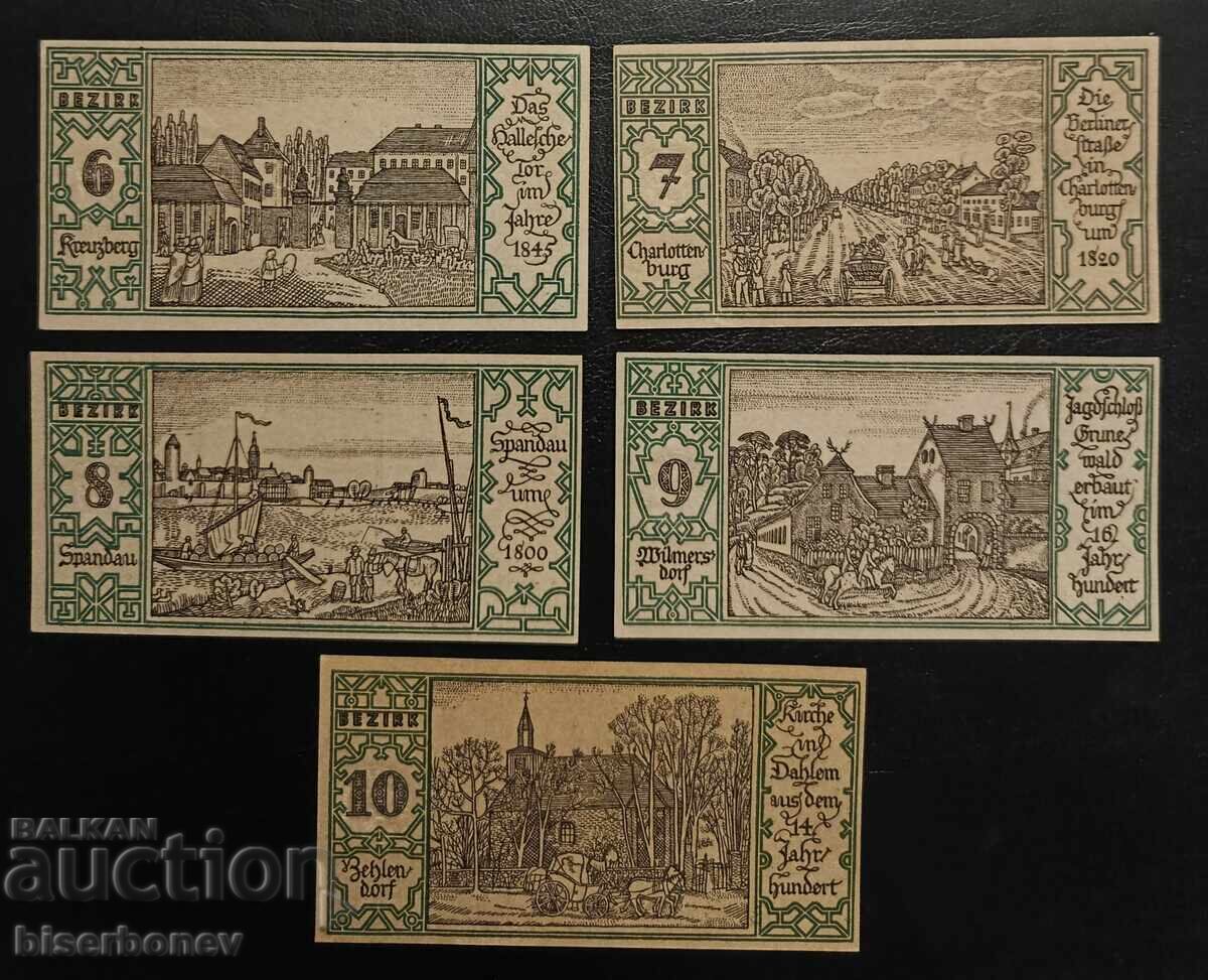 Δημοπρασία Γερμανία, Γερμανία 20 τμχ. x 50 Pfennig Βερολίνο, 1921, UNC