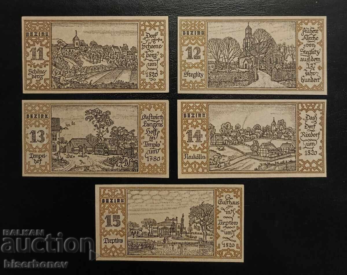 Παράδοση Γερμανία, Γερμανία 20 τμχ. x 50 Pfennig Βερολίνο, 1921, UNC