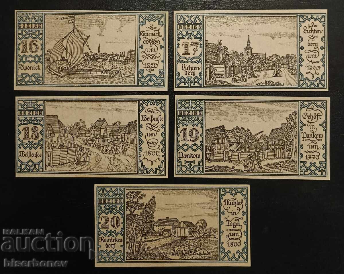 Γερμανία, Γερμανία 20 τμχ. x 50 Pfennig Βερολίνο, 1921, UNC - 5