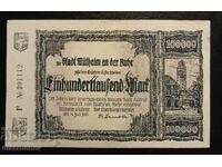Germany, 100,000 Mark Mannheim, 1923, aUNC