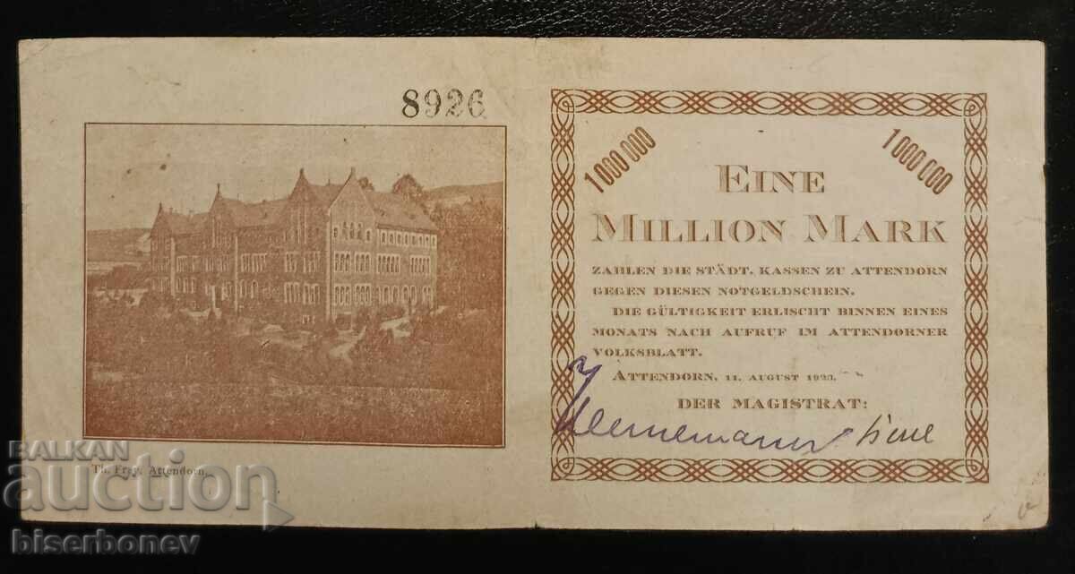 Germany, Germany 1 Million Mark Note 1923, VF
