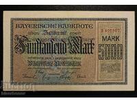 Germany, Germany 5,000 Mark Munich, 1922, VF/XF