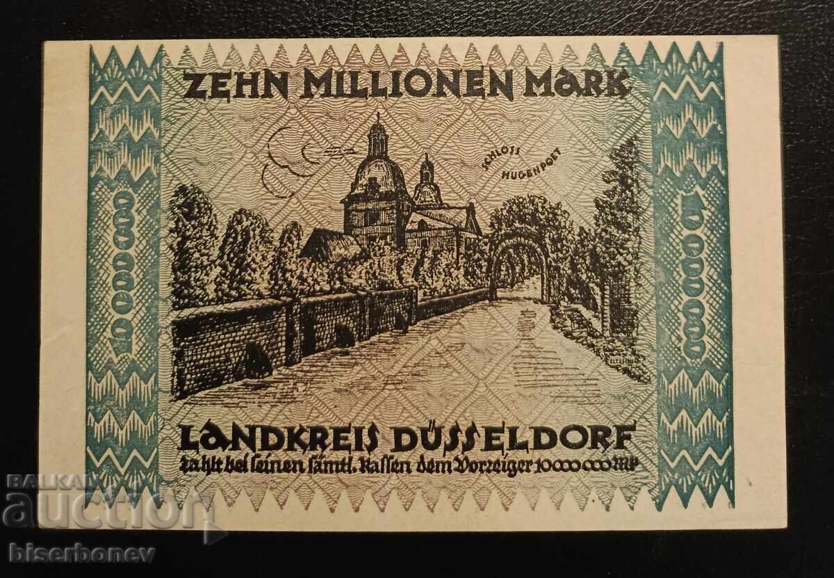 Germany, Германия 10 милиона марки Дюселдорф, 1923 г, aUNC с цена 13.00 лв. | € 6.65 Germany, Германия 10 милиона марки Дюселдорф, 1923 г, aUNC с цена 13.00 лв. | € 6.65