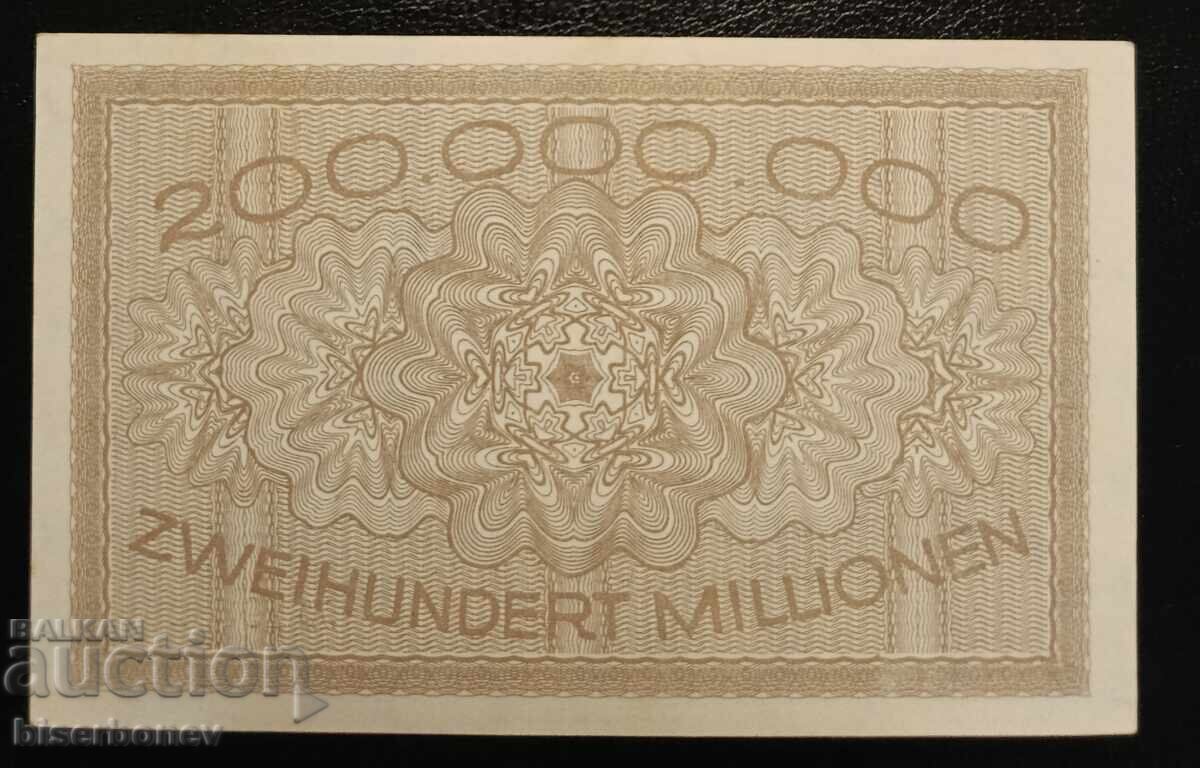 Γερμανία, Γερμανία 200 εκατομμύρια μάρκα Κολωνία 1923, UNC με τιμή 24.00 BGN | € 12.27 Γερμανία, Γερμανία 200 εκατομμύρια μάρκα Κολωνία 1923, UNC με τιμή 24.00 BGN | € 12.27