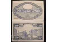 Germany, Germany 50 Billion Marks Karlsruhe 1923, UNC