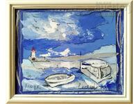 Painting "Sea", artist Georgi Lechev (1949-2025)