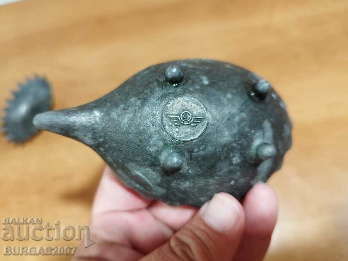 Old metal urchins, ashtrays, USSR - 4 pcs - 7 Old metal urchins, ashtrays, USSR - 4 pcs - 7