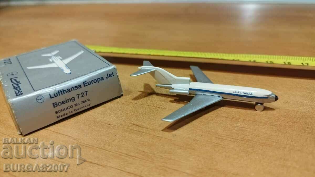 Μοντέλο Boeing 727, Schuco, Made in Germany, 1980s - 1 με τιμή 35.00 BGN | € 17.90