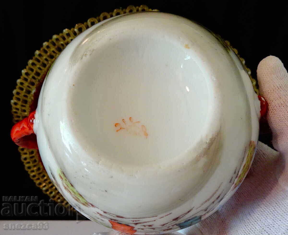 Захарница японски порцелан 400 мл. - 6