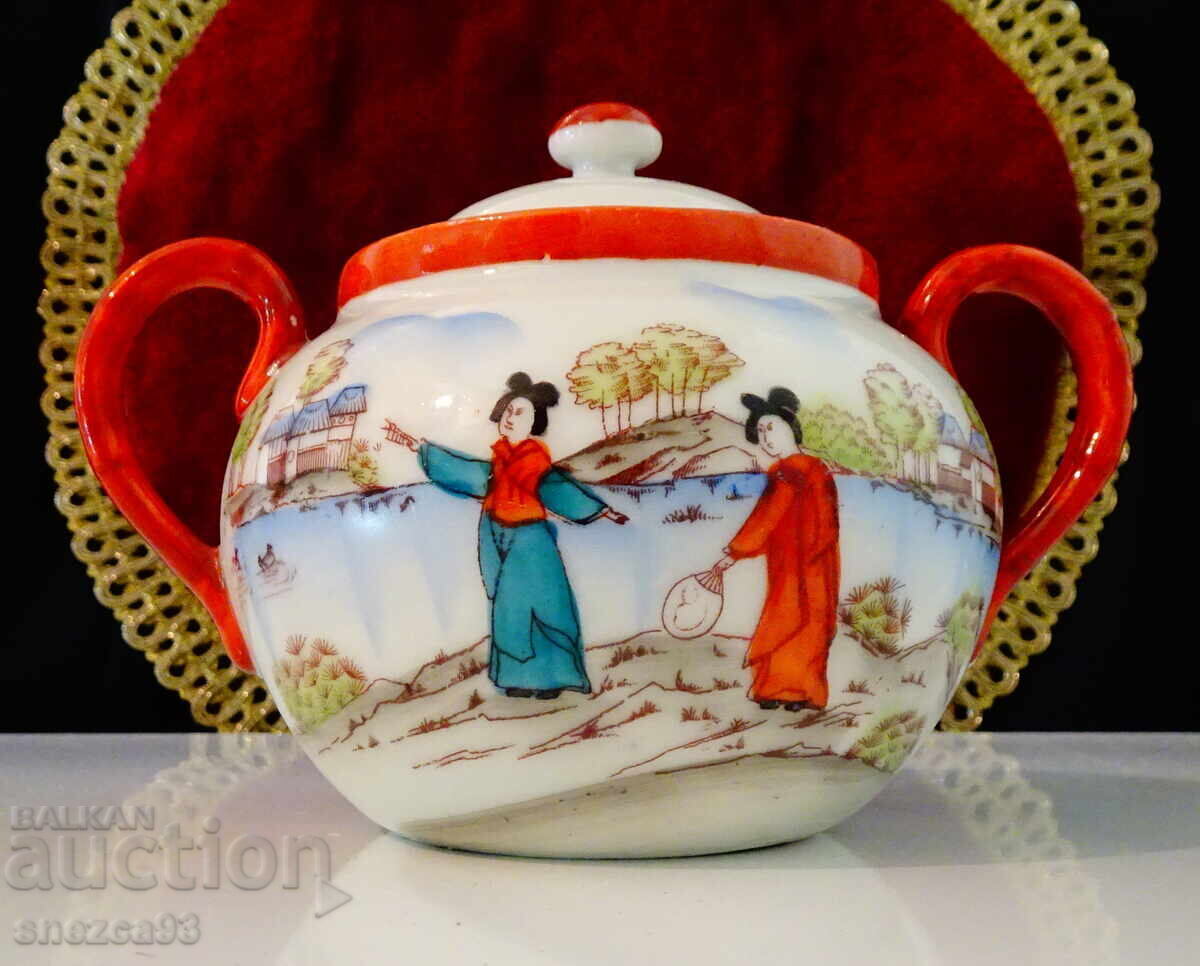 Захарница японски порцелан 400 мл.