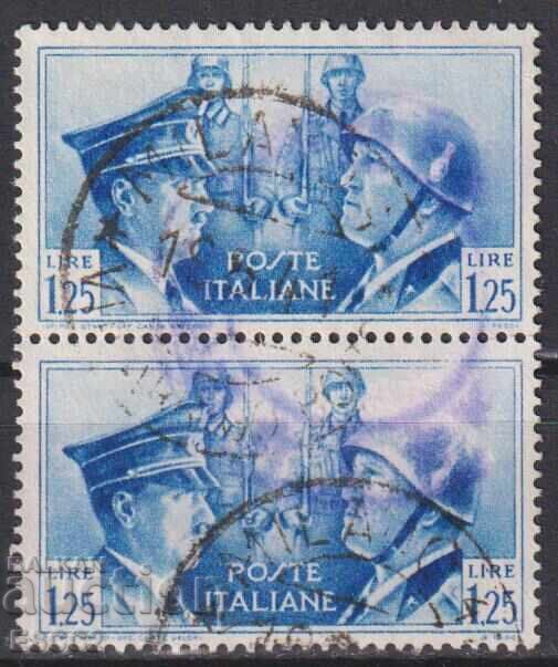 Stamped stamp Hitler and Mussolini 1941 from Italy /c with price 3.50 BGN | € 1.79 Stamped stamp Hitler and Mussolini 1941 from Italy /c with price 3.50 BGN | € 1.79