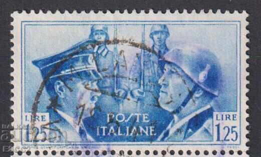 Stamped stamp Hitler and Mussolini 1941 from Italy /c Stamped stamp Hitler and Mussolini 1941 from Italy /c