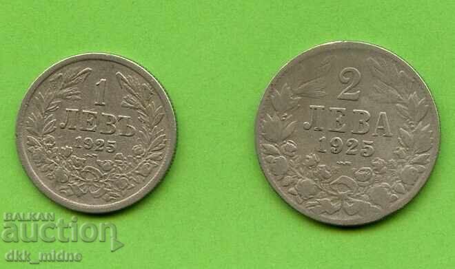 1 and 2 Leva 1925 with a line 1 and 2 Leva 1925 with a line
