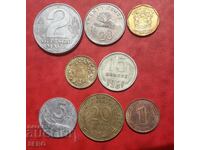 Mixed lot of 8 coins