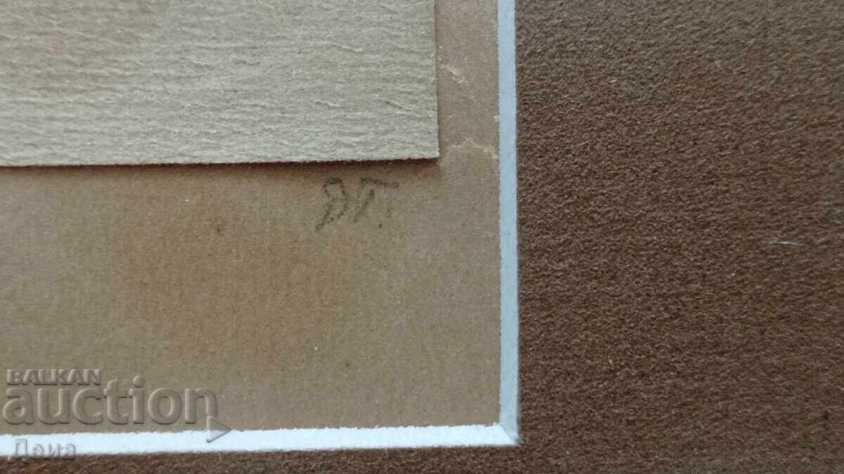 Masterful watercolor from the 1930s. - 5