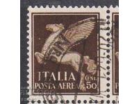 Stamped stamp Con Pegaso 1930 from Italy /c