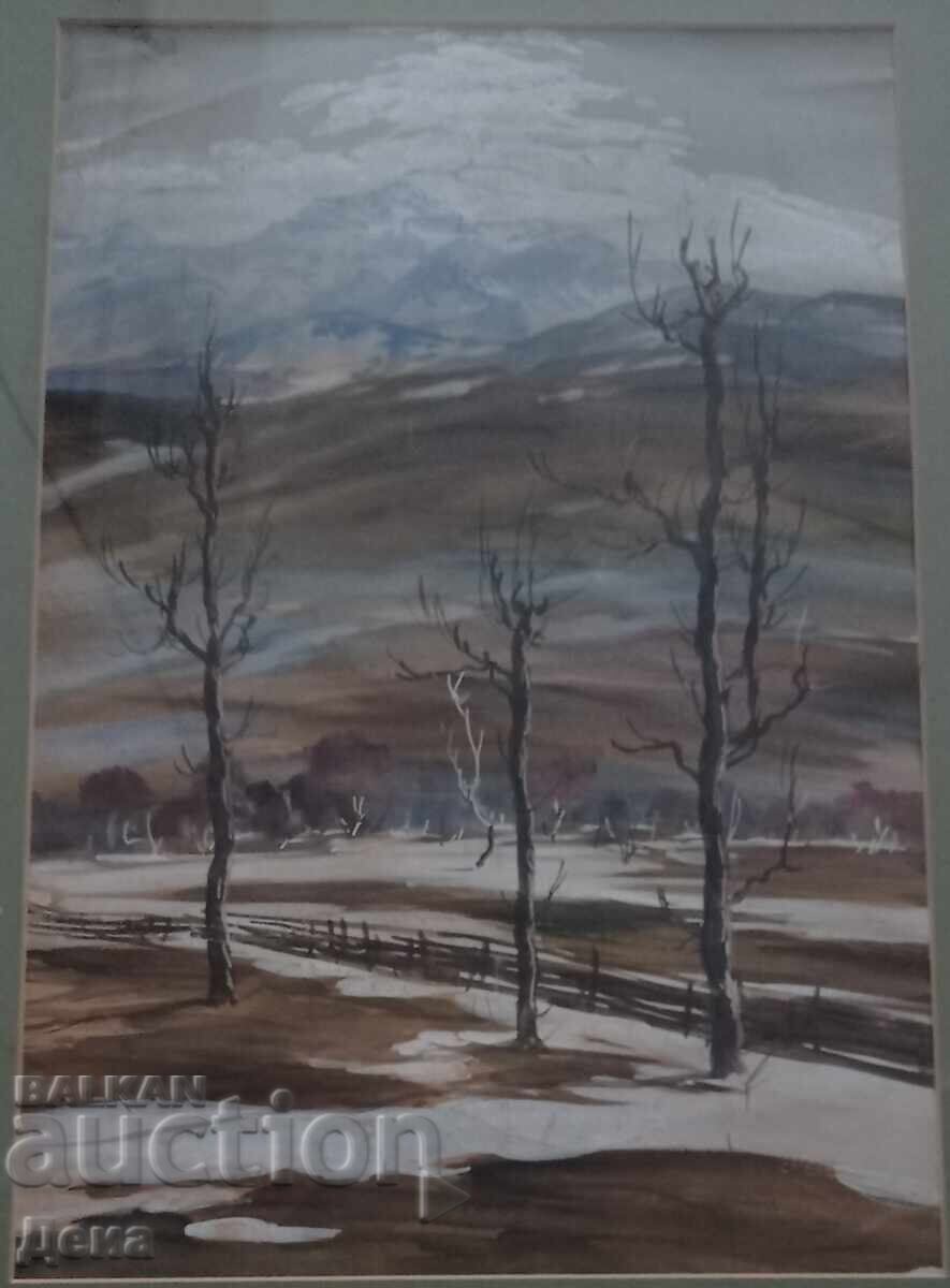 Μαεστρική ζωγραφιά από τη δεκαετία του '40 με τιμή € 194.29 | 380.00 BGN