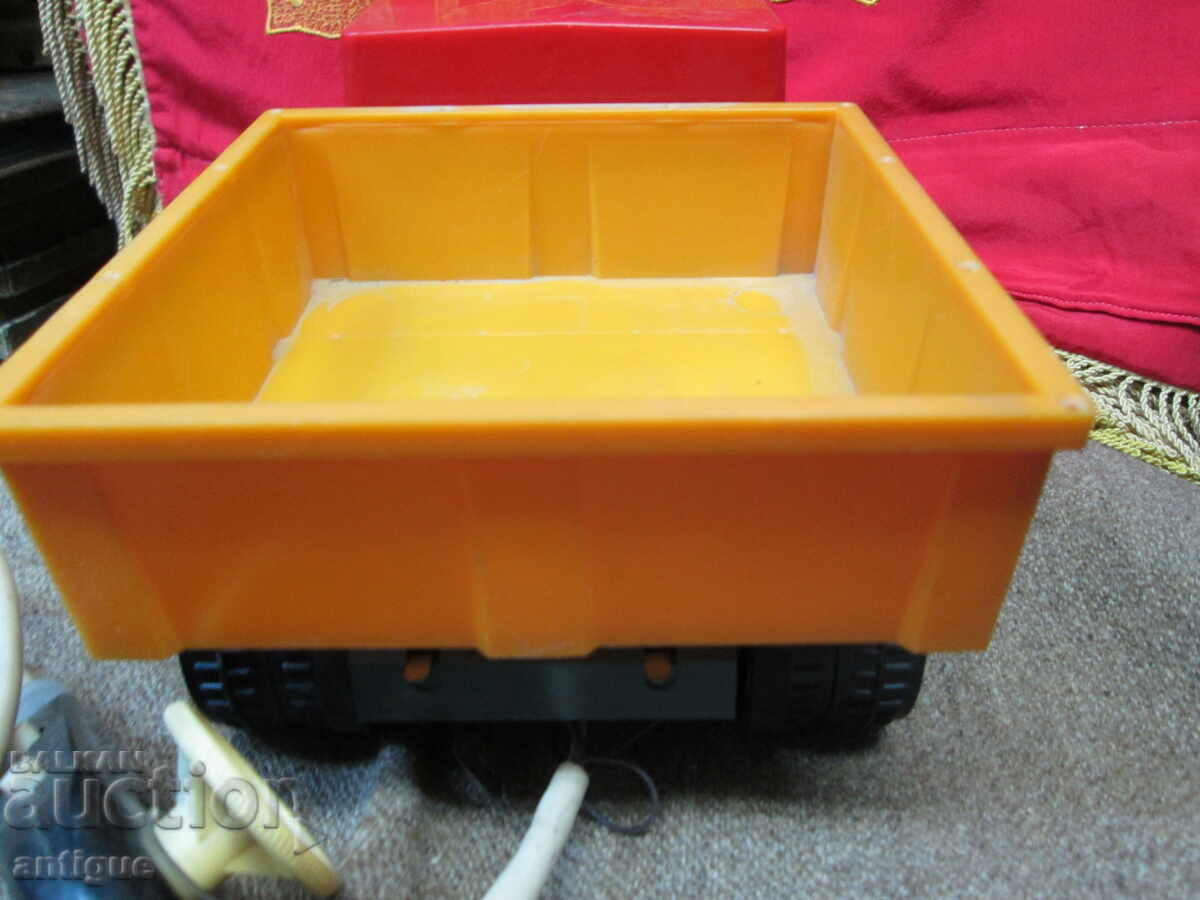 Delivery of OLD SOVIET USSR TOY TRUCK WITH REMOTE CONTROL