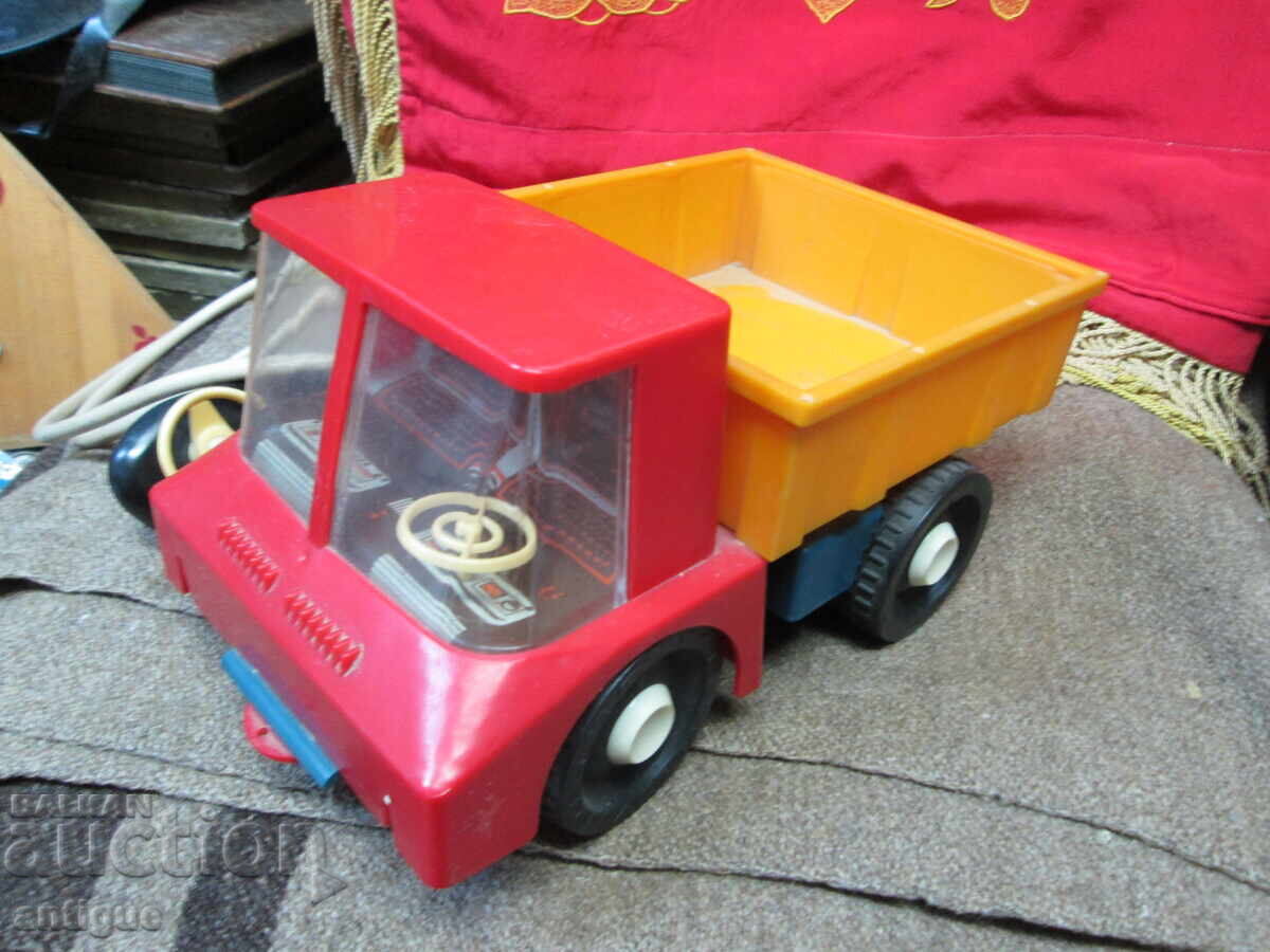 OLD SOVIET USSR TOY TRUCK WITH REMOTE CONTROL