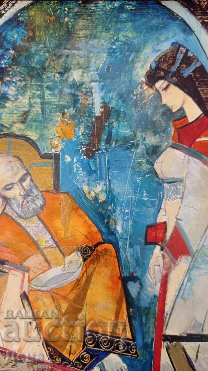 Auction Zdravko Palazov painting 1990 Auction Zdravko Palazov painting 1990