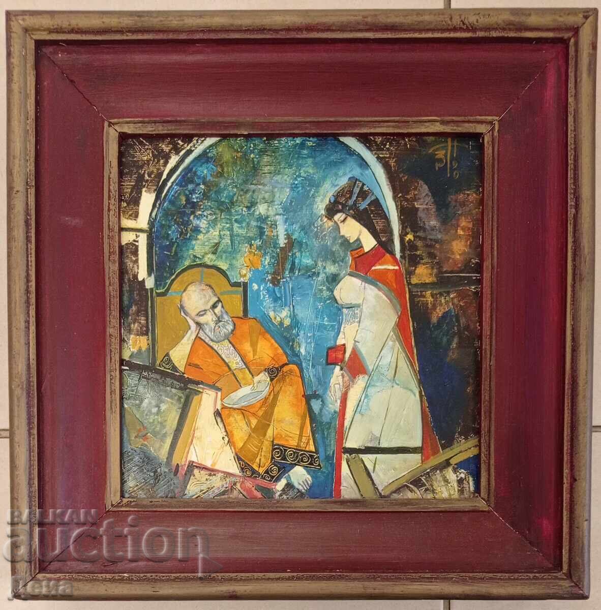 Zdravko Palazov painting 1990 Zdravko Palazov painting 1990