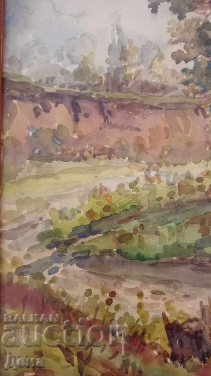 Delivery of Old master watercolor Delivery of Old master watercolor