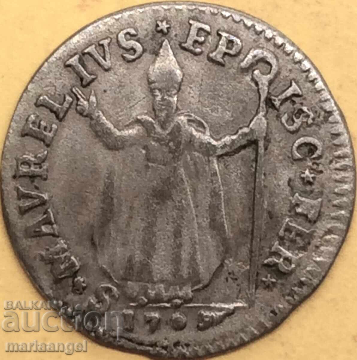 4 coins 1709 Vatican Muraiola Clement XI silver with price 129.00 BGN | € 65.96