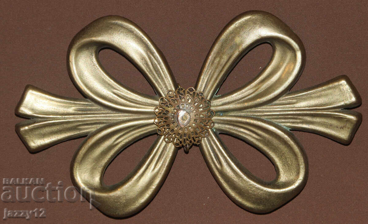 Antique brass applique