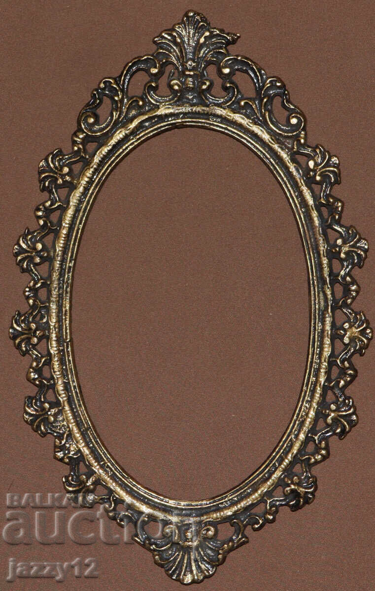Old bronze decorative picture frame with price 80.00 BGN | € 40.90