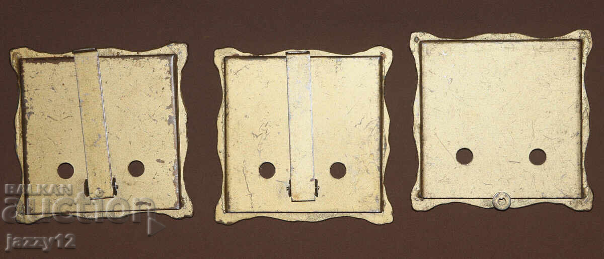 Set 3 rame foto decorative vechi din alamă - 6 Set 3 rame foto decorative vechi din alamă - 6