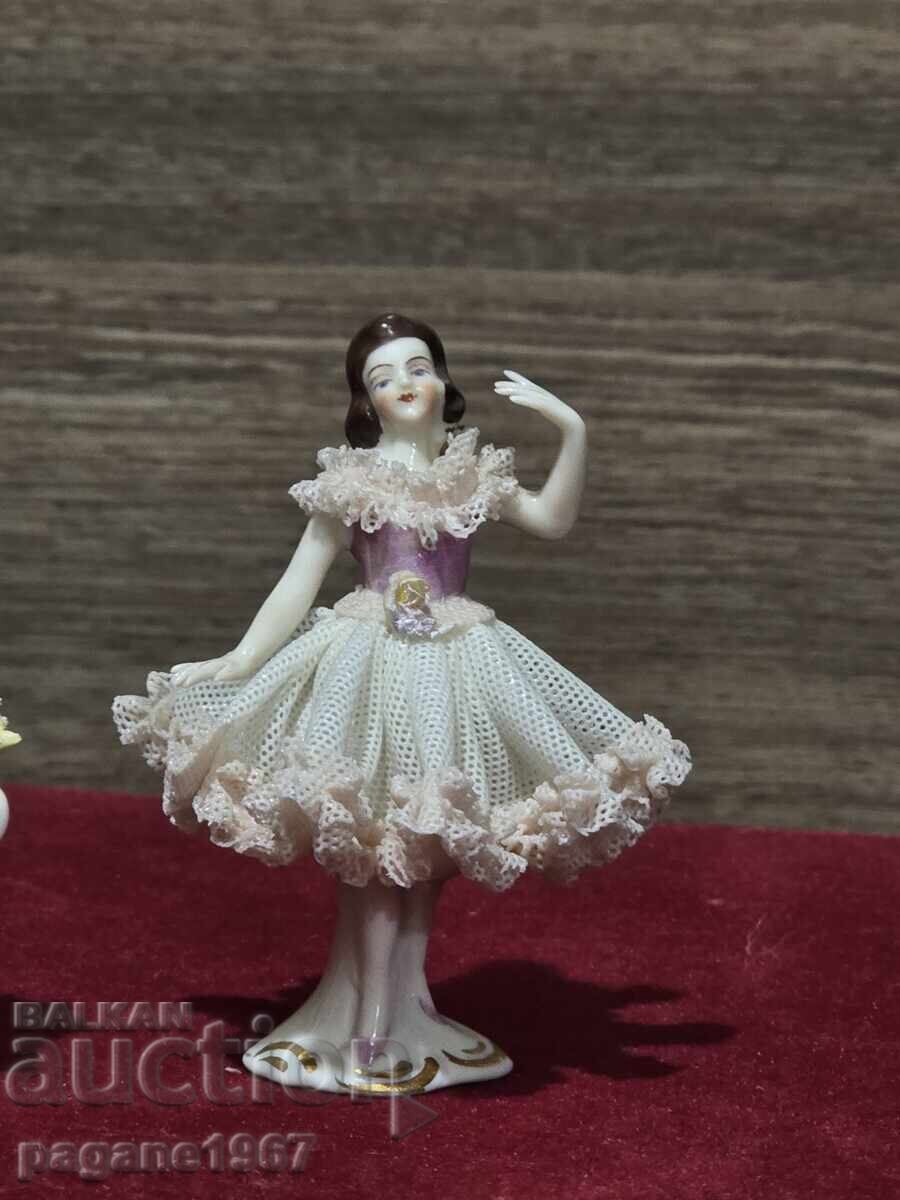 Dresden porcelain ballerina with price 120.00 BGN | € 61.36