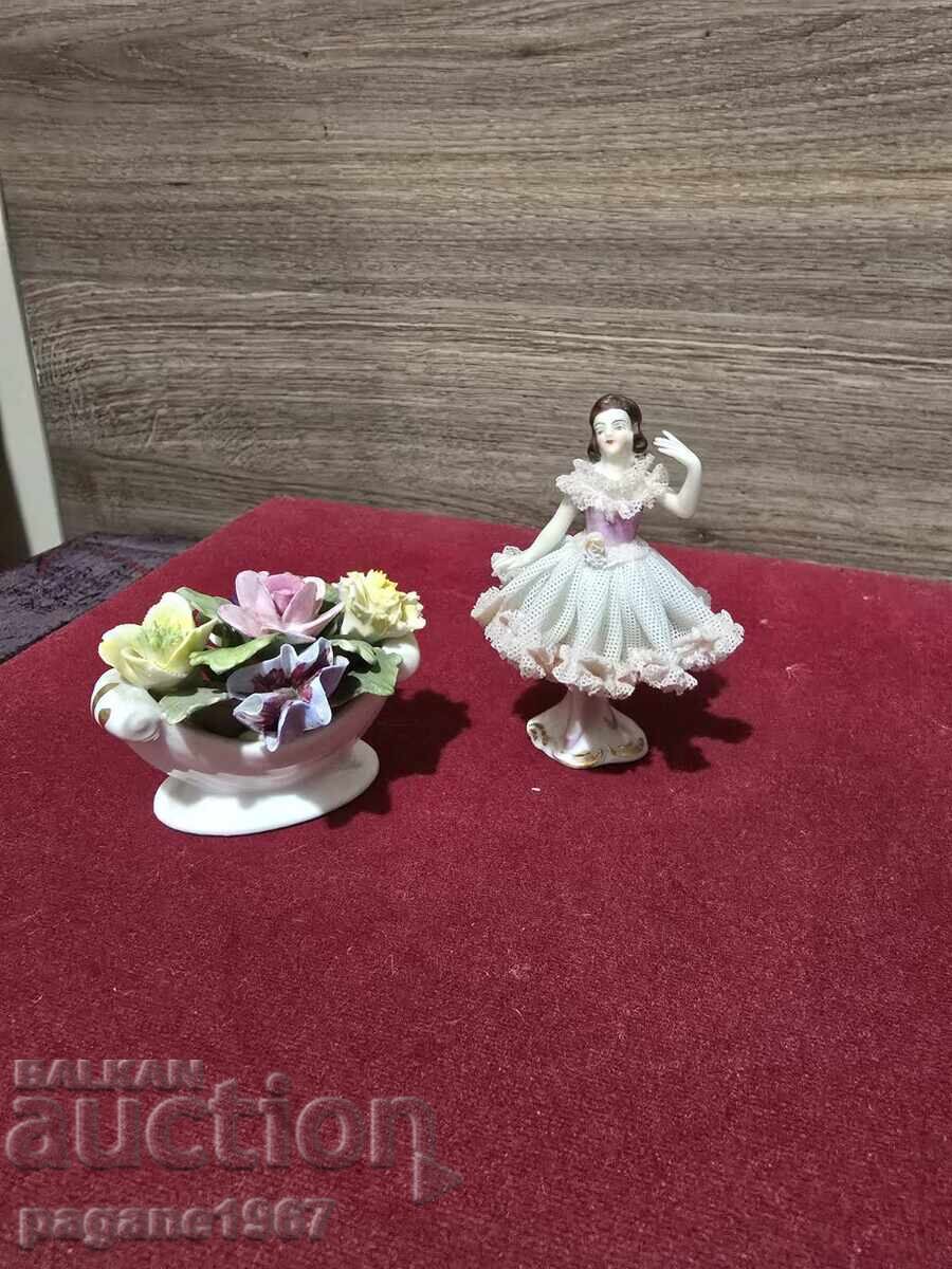Dresden porcelain ballerina