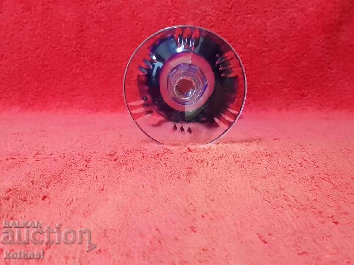 Delivery of Old colored solid crystal glass Germany