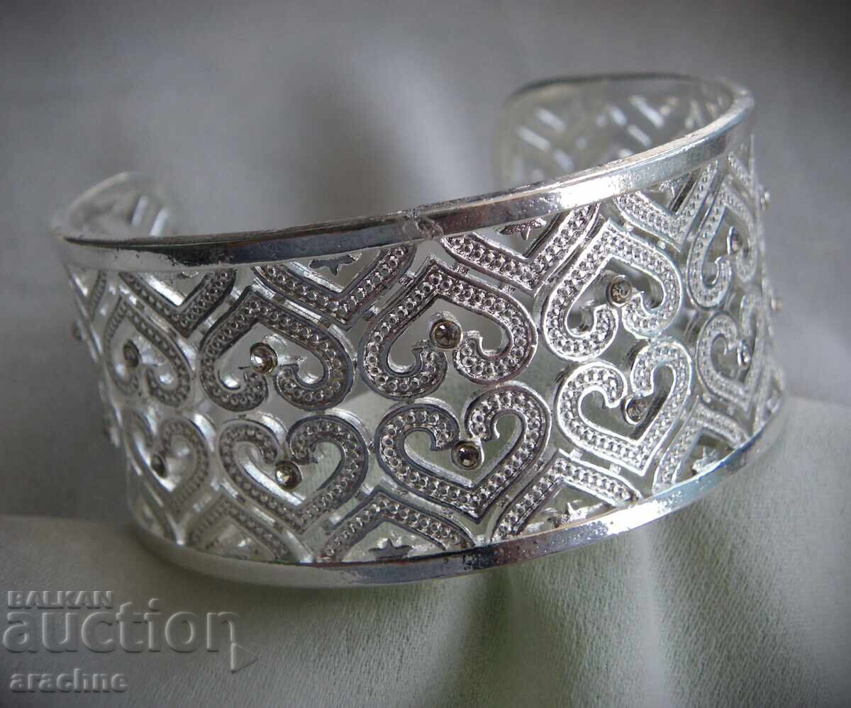 Openwork Russian silver bracelet