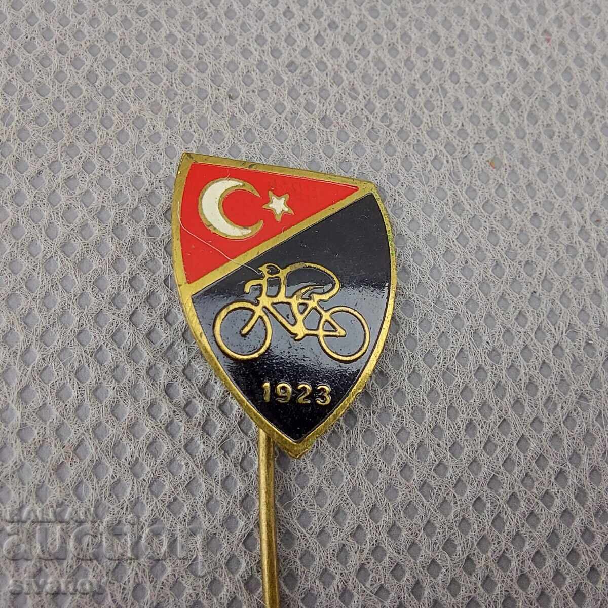 Παλαιό σήμα Τουρκικής Ομοσπονδίας Ποδηλασίας από το 1923 #2996 - 5