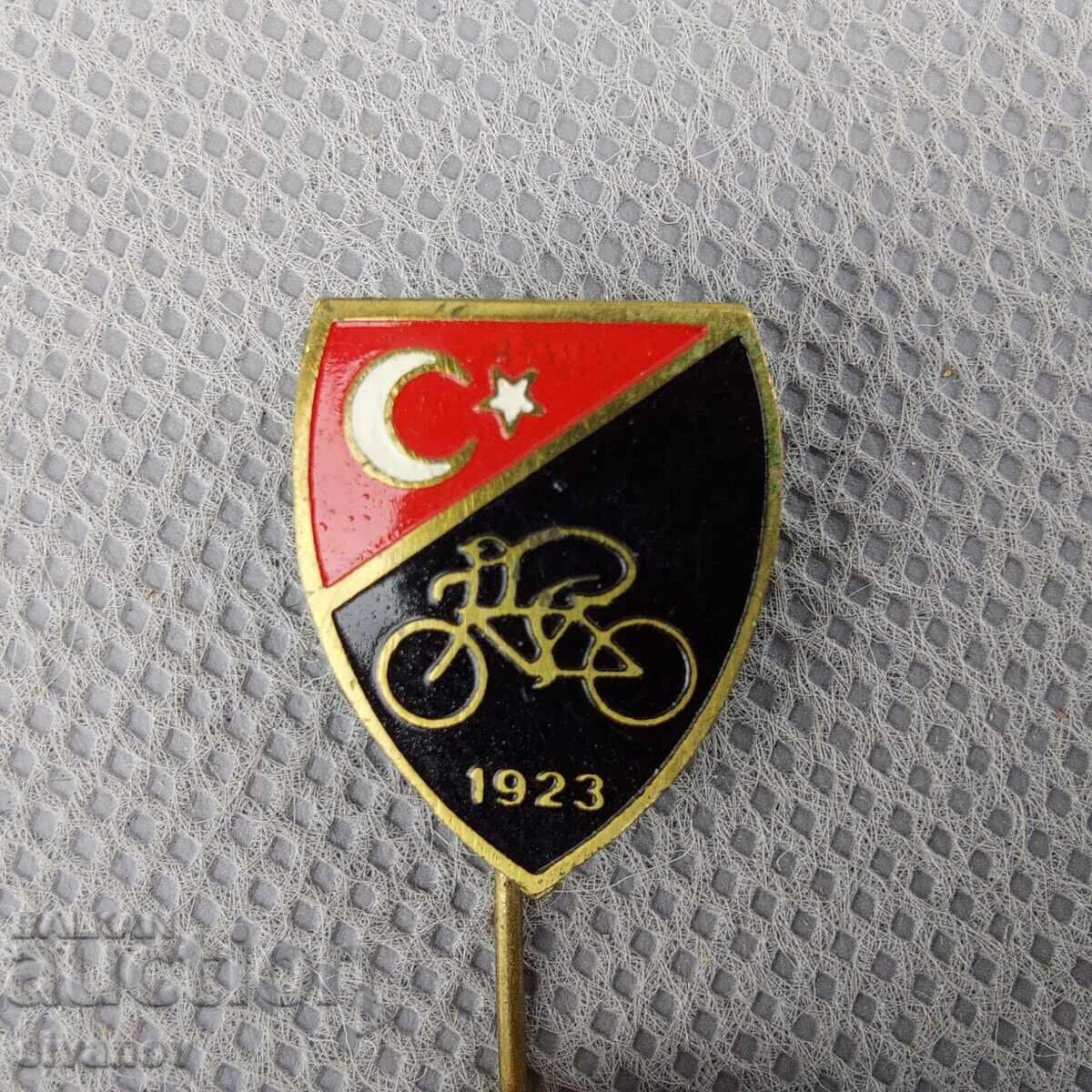 Παλαιό σήμα Τουρκικής Ομοσπονδίας Ποδηλασίας από το 1923 #2996