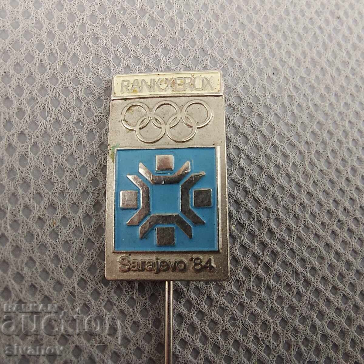 Значка Зимните олимпийски игри в Сараево през 1984 г. #2999 с цена 14.99 лв. | € 7.66 Значка Зимните олимпийски игри в Сараево през 1984 г. #2999 с цена 14.99 лв. | € 7.66