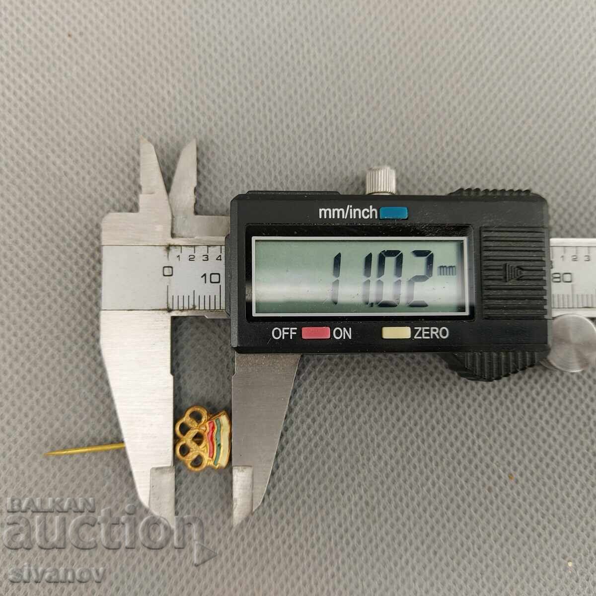 Значка на Българския олимпийски комитет 60-те години #3001 - 6 Значка на Българския олимпийски комитет 60-те години #3001 - 6